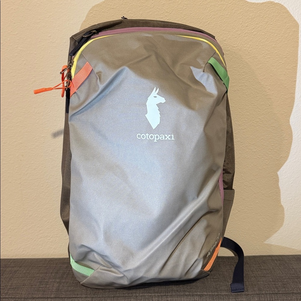 Cotopaxi Gray Backpack with Vibrant Accents - Picture 2 of 5